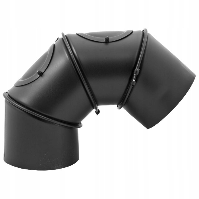 KOLANO nastawne regulowane UNI uniwersalne FI 200 4-segmentowe kominek Marka ART-METAL