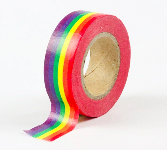 

Tęczowa taśma klejąca papierowa Pride Lgbt