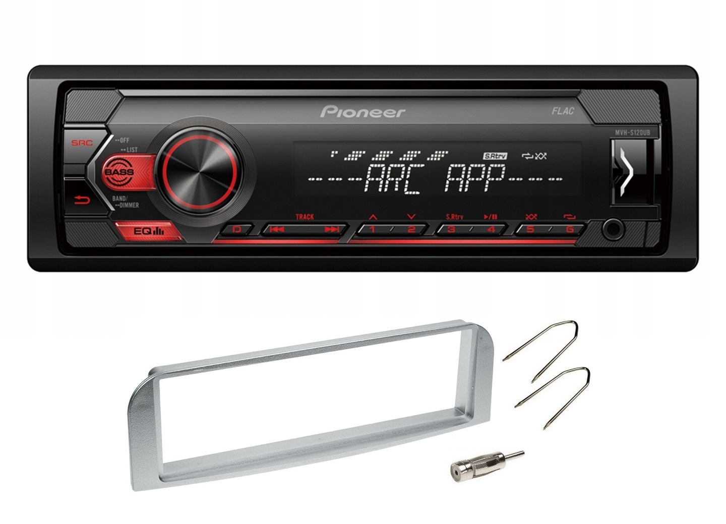Pioneer MVH-S120UB Autorádio MP3 Usb Aux Rámček Wav Alfa 147