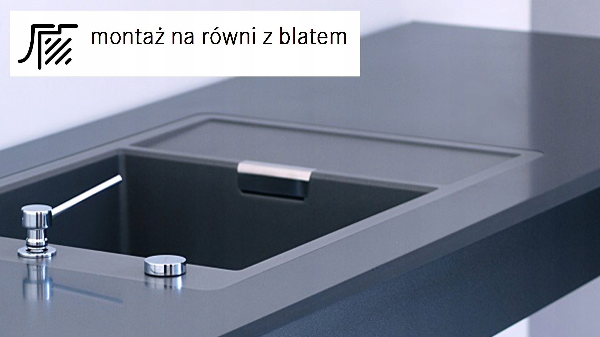 ZLEW,FRANKE CENTRO CNG 611-78 TL ONYX+NAKŁ,+OTWOR Linia Centro