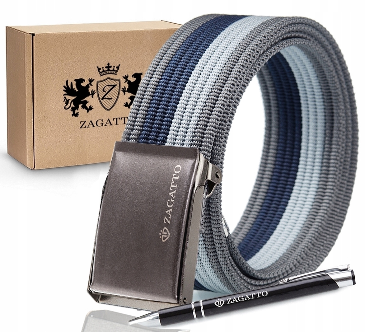 

Parciany pasek parciak Zagatto klamra pudełko S