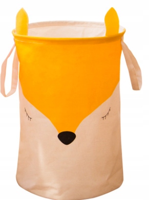 КОНТЕЙНЕР КОРЗИНА МЕШОК ДЛЯ ИГРУШЕК УЗОР ЛИСА