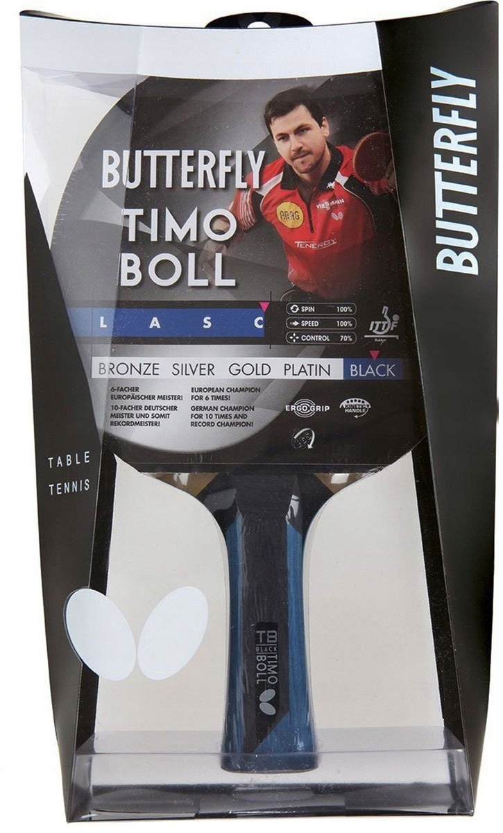 

Rakietka Butterfly Timo Boll Black +6 piłeczek