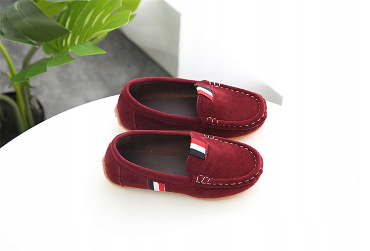 PÓŁBUTY MOKASYNY WSUWANE buty wizytowe chłopiece zamszowe 18cm Kod producenta 123
