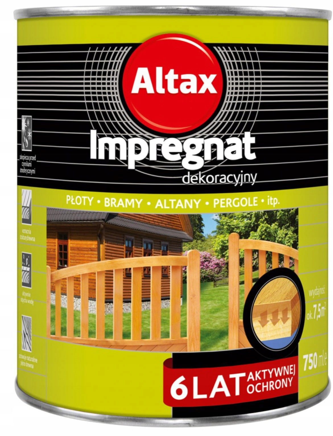 ALTAX ALTAXIN IMPREGNAT DO DREWNA 0,75L HEBAN Marka Altax