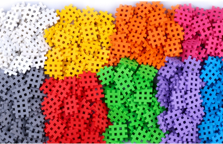 Marioinex Klocki Wafle Mini, 500 szt, kreatywne Seria Konstruktor