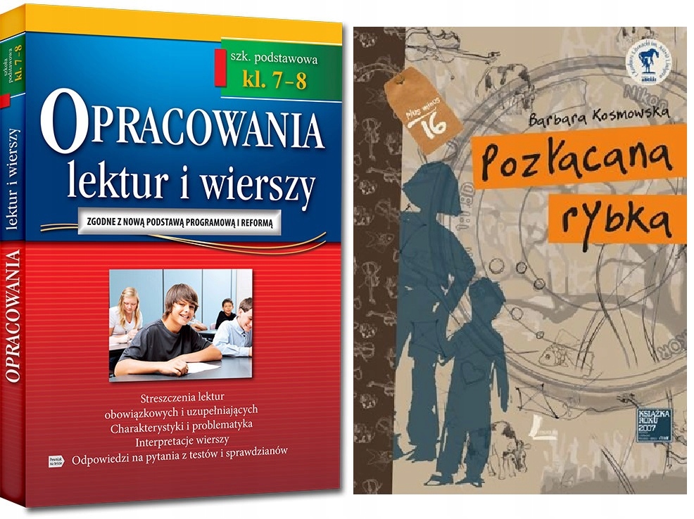 POZŁACANA RYBKA + OPRACOWANIA LEKTUR 7-8 /LEKTURA