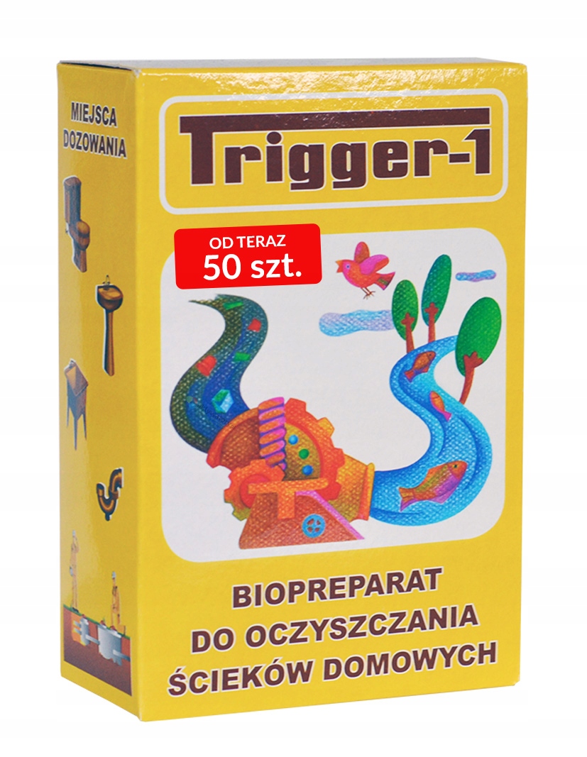 Preparat do szamba proszek Trigger-50 saszetek