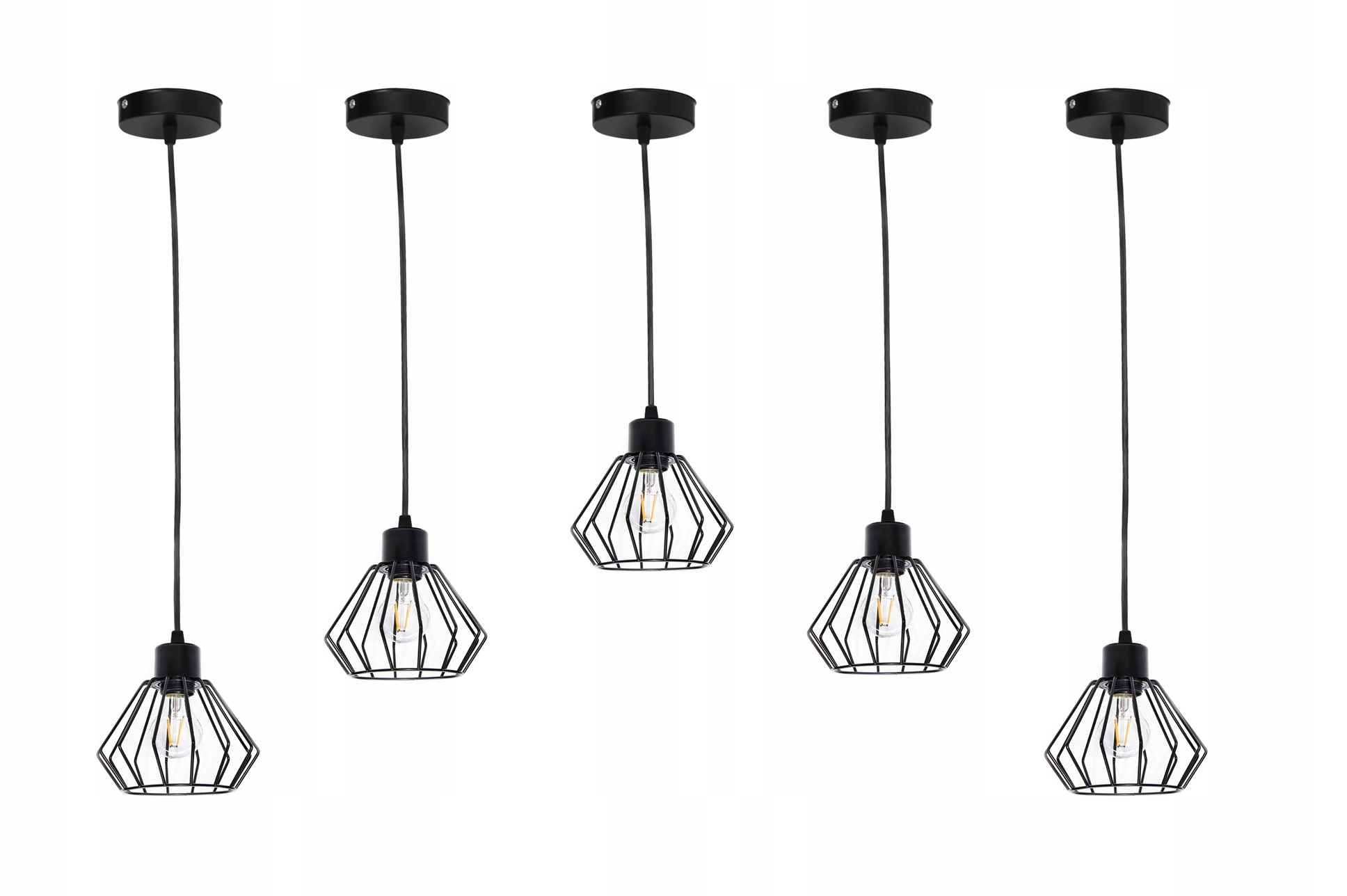 OZ1-D smart lampa wisząca sufitowa Nowoczesna Kolor czarny