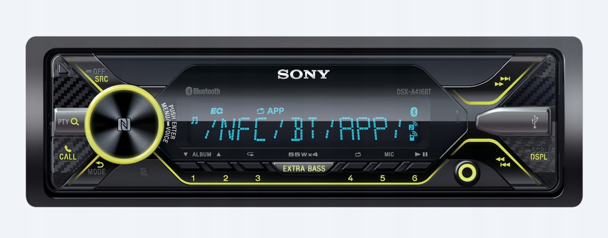 SONY DSX-A416BT RADIO USB BT ZMIENNA KOLORYSTYKA Marka Sony