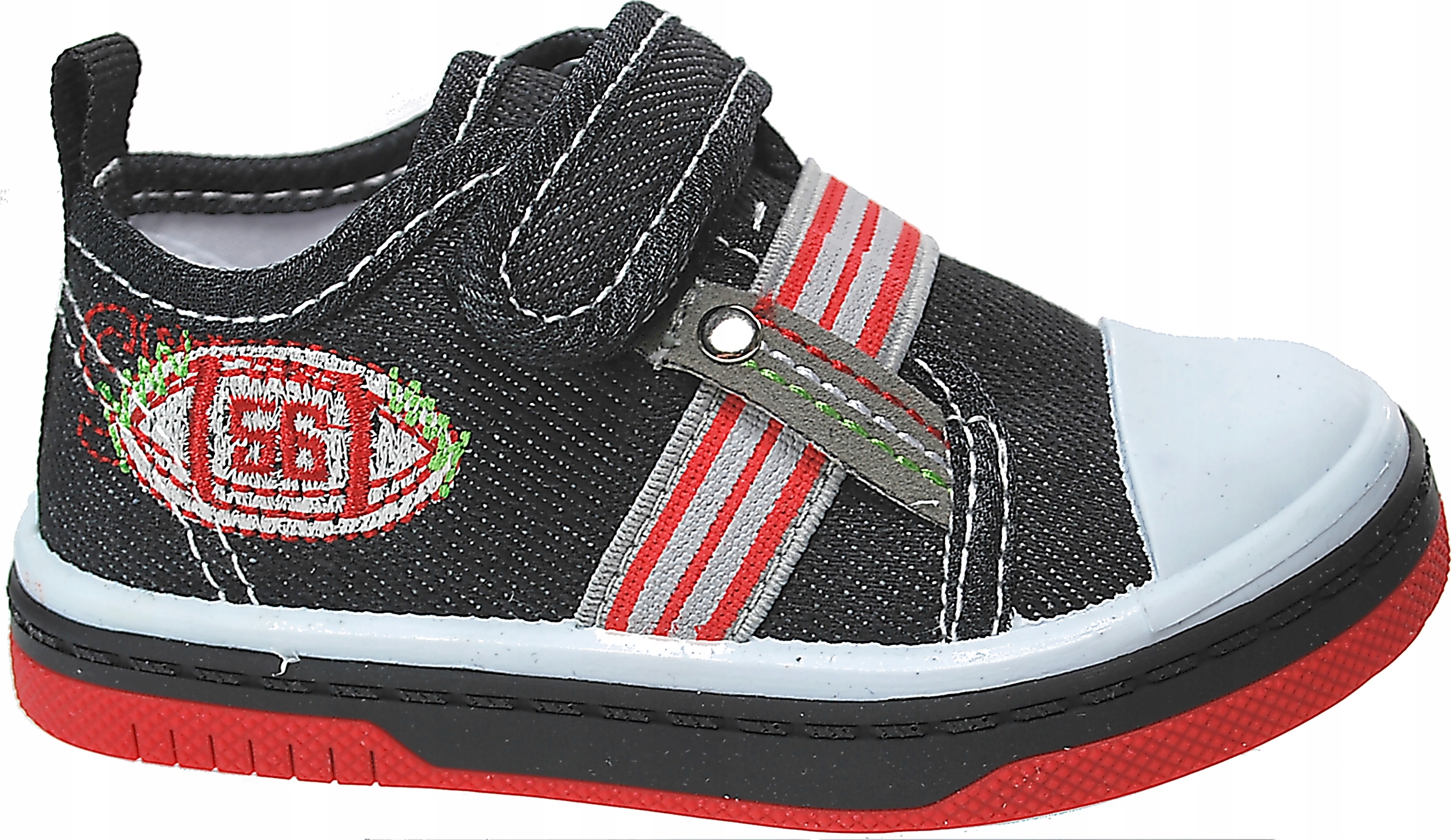 

Czarne trampki na rzep dla modnego chłopca r 20