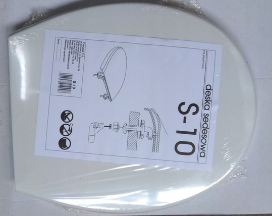 DESKA SEDESOWA S-10 CERSANIT POLIPROPYLEN K98-0007 Kasakada Kolor biały