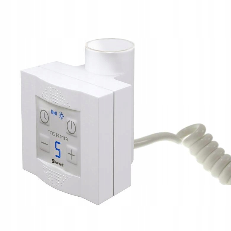 Terma Ohrievač Bluetooth KTX-4 Blue Biely; špirálový kábel s konektorom