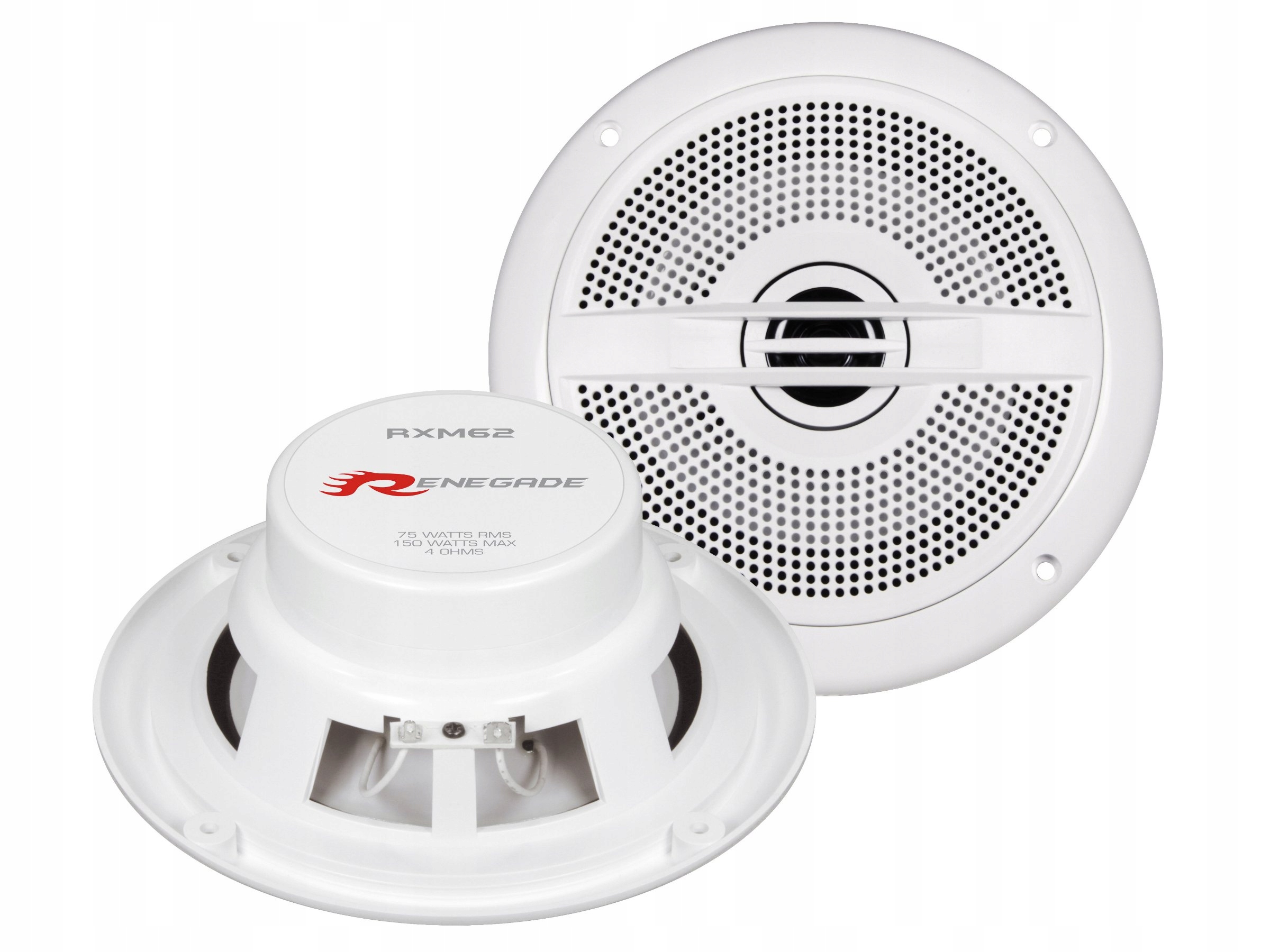 Renegade RXM62W Reproduktory Marine pro lodní jachtu 16,5 cm 165 mm bílé