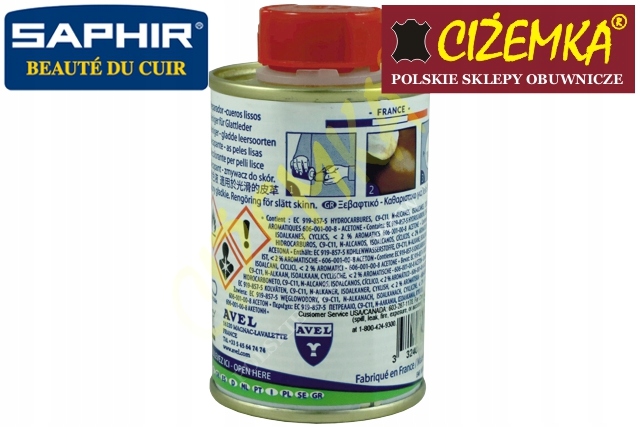 SAPHIR DECAPANT ZMYWACZ DO FARB SKÓR OBUWIA 100ml Kod producenta SAPHIR DECAPANT