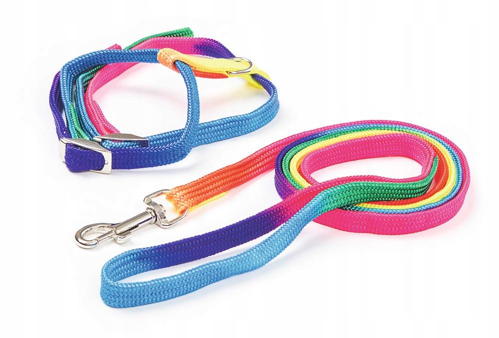 

Kerbl Szelki nylonowe dla kota Rainbow 10mm/120cm