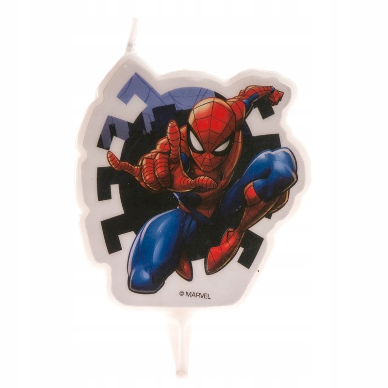 Świeczka urodzinowa Na Tort Spiderman-2D