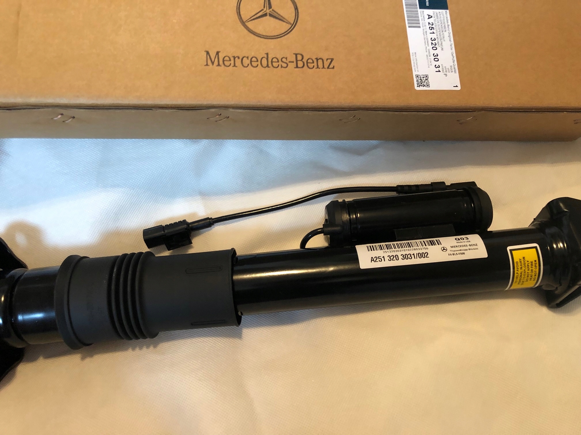 MERCEDES R KLASA W251 AMORTYZATOR TYL ORYGINAL