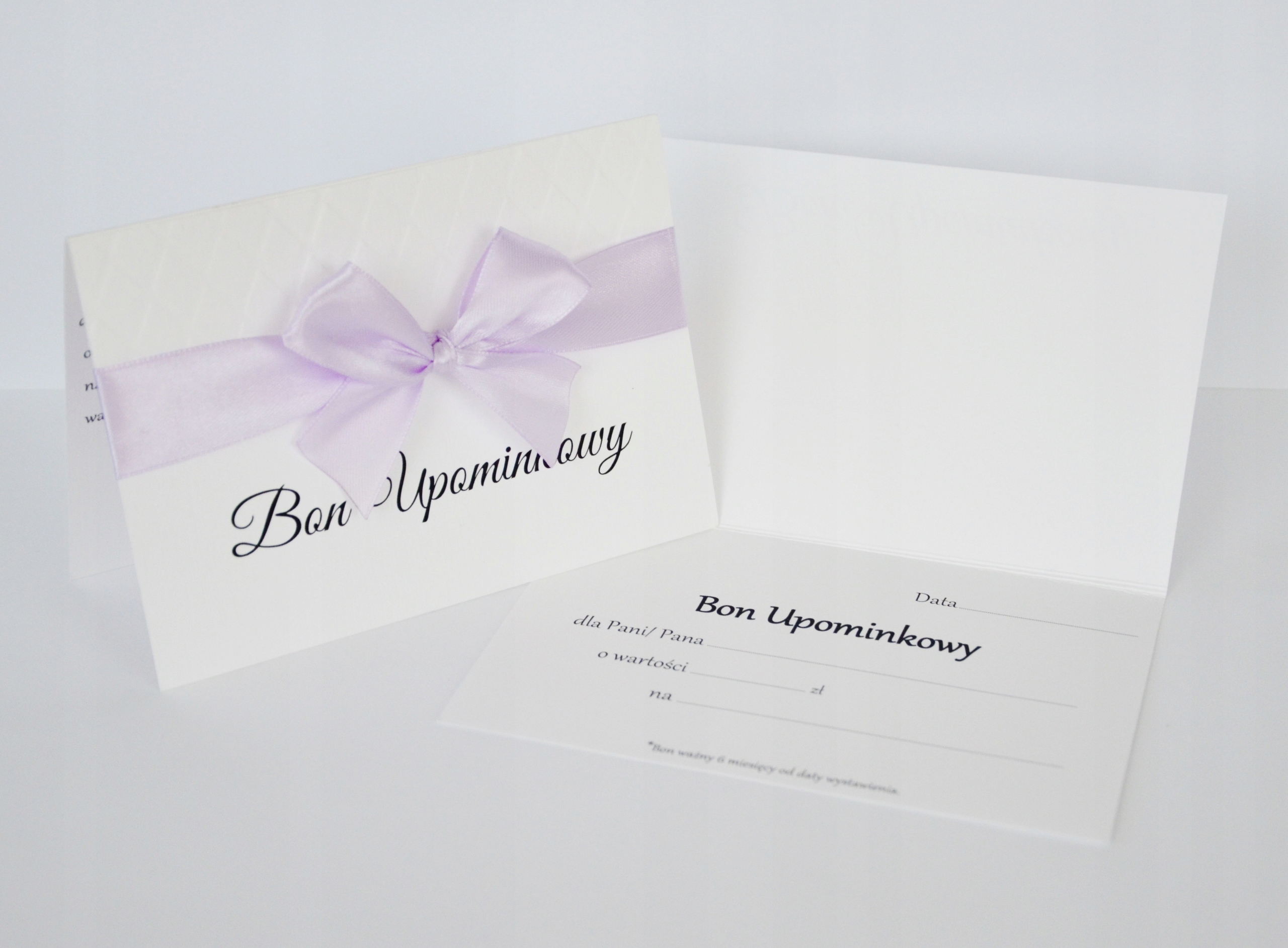 BONY UPOMINKOWE voucher karta podarunkowa OD RĘKI