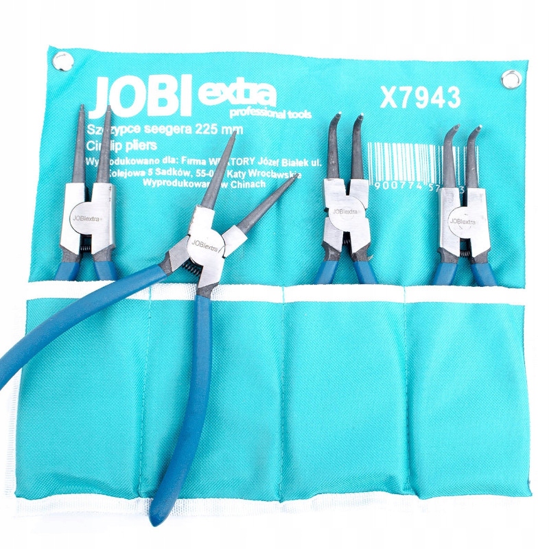 

Szczypce Segera Jobi Extra X7943 225mm 4ELEMENTY