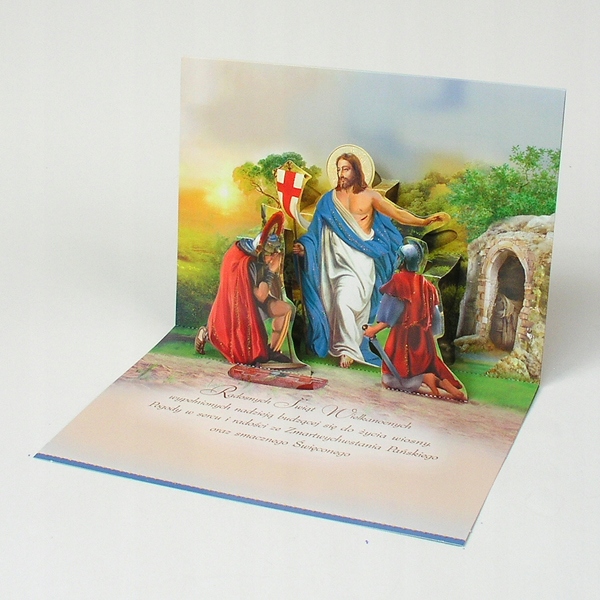 KARNET LAURKA KARTKA WIELKANOC PRZESTRZENNA Marka Karo