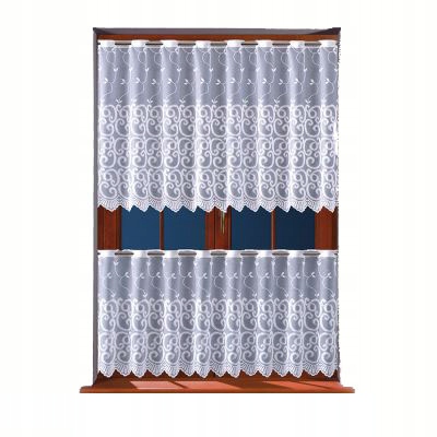 

Mg Zazdrostka żakard biała 618/257 50cm pol