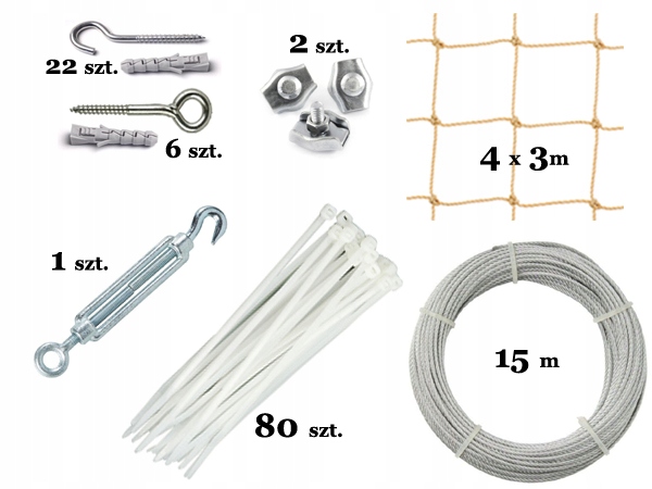 OPASKI ZACISKOWE 2,5x100 DO SIATKA PRZECIW PTAKOM Rodzaj inny