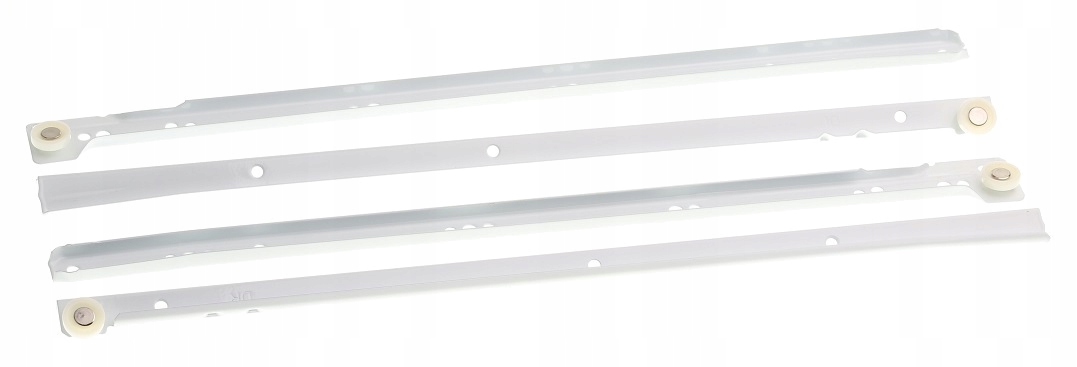 

Prowadnica Rolkowa L 450 mm Biała Do Szuflady Kpl