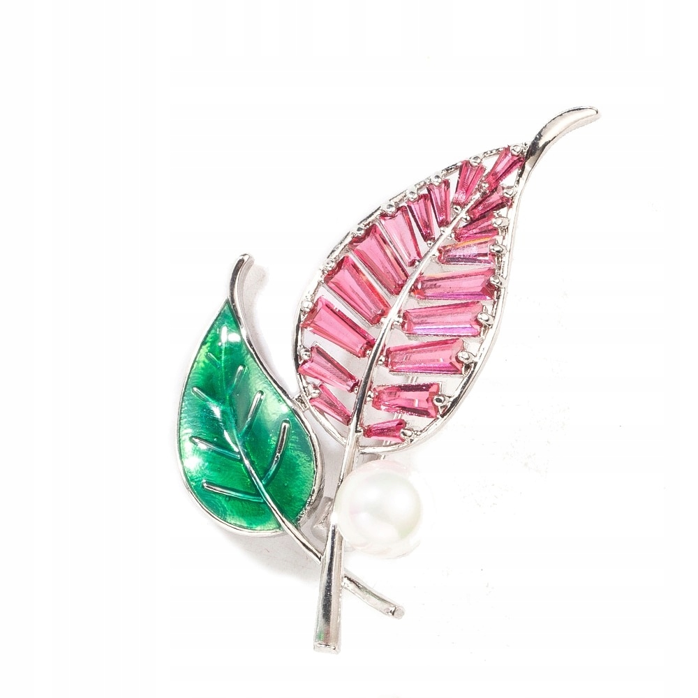 -% BROSZKA GAŁĄZKA Z KRYSZTAŁAMI I PERŁĄ