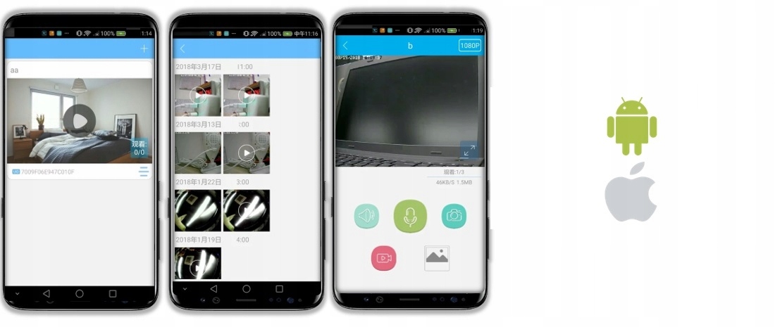 MINIATUROWA KAMERKA HD WiFi NA TELEFON SMARTFONA Marka XSPY