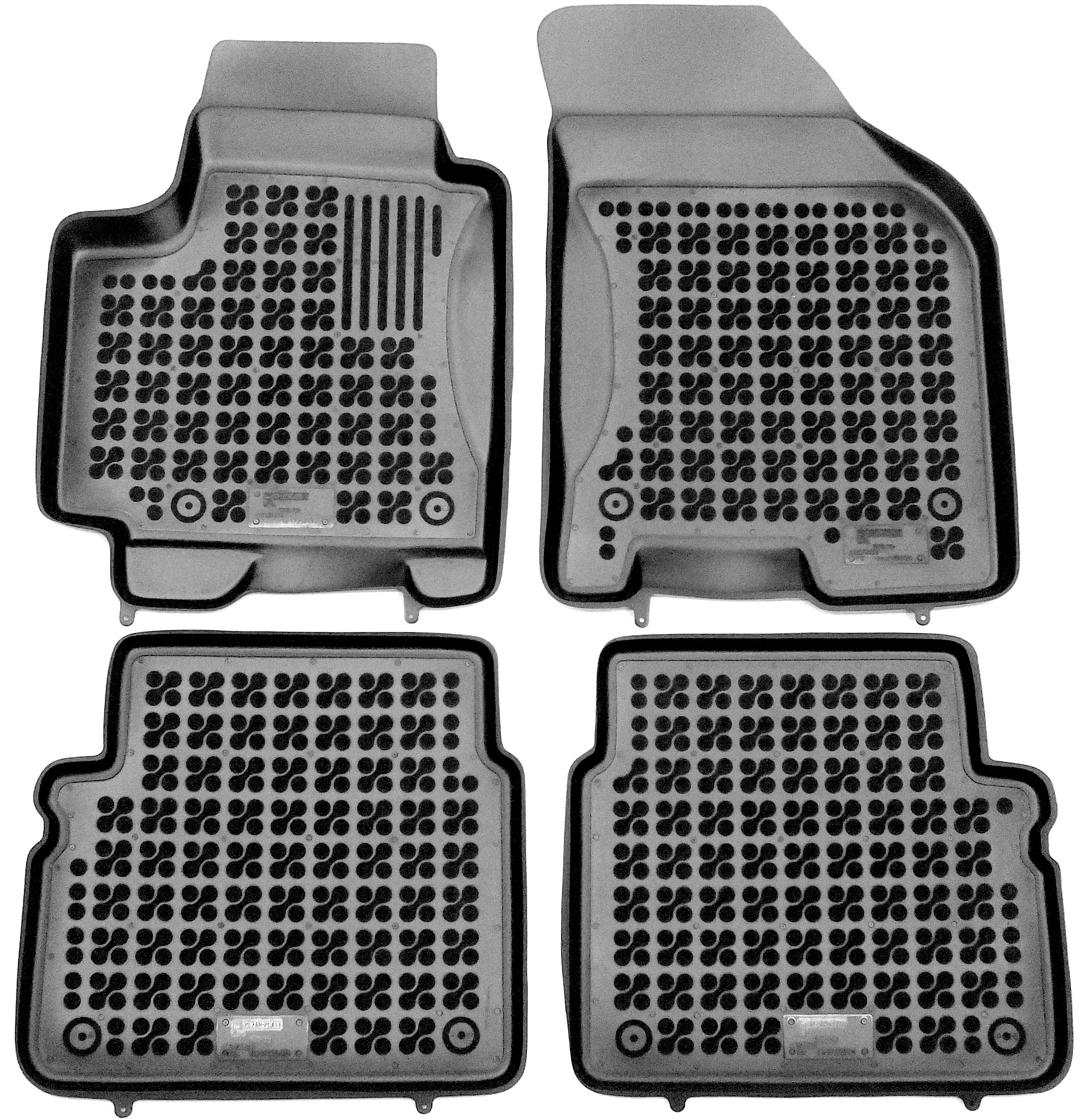 Chevrolet Колос 2004-2007 коврики резиновые корыта