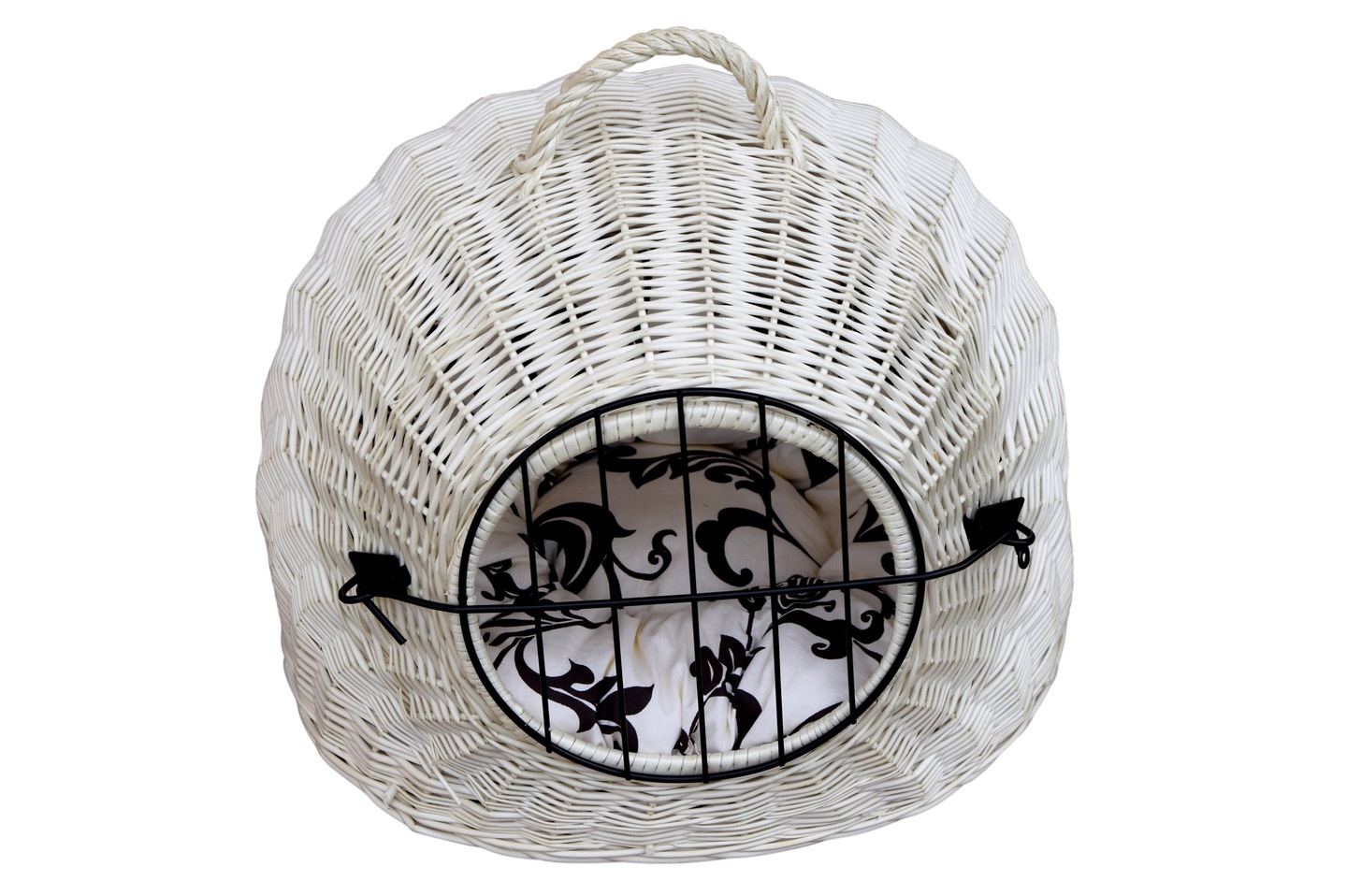 

Transporter wiklinowy Buda dla kota BIAŁY+poduszka