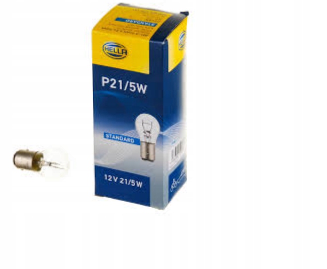 

Żarówka P21/5W Hella Żarówki 12V 21/5W Standard