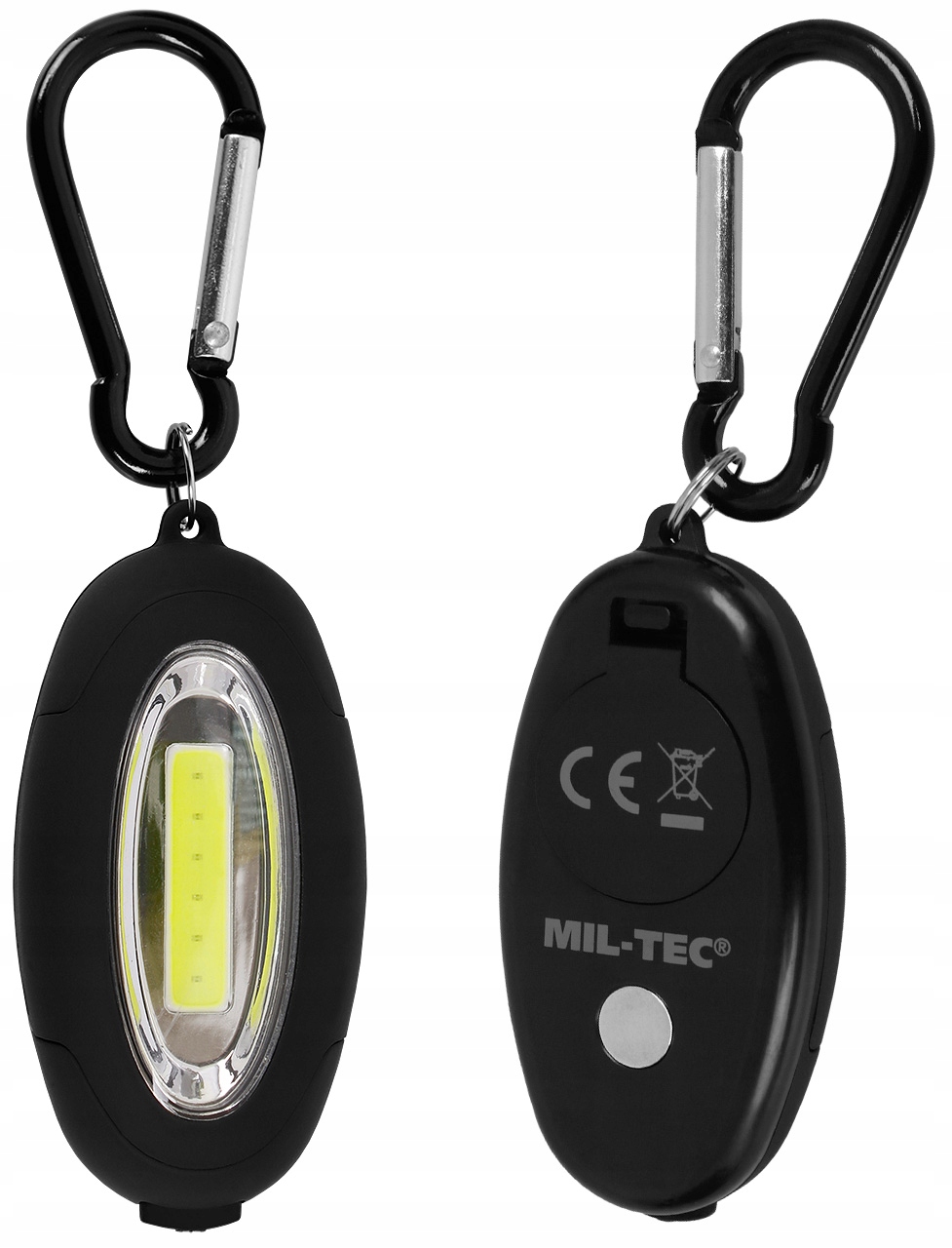 Latarka Mini Brelok Led Mil-Tec Mini Key Chain Light magnes i karabinek
