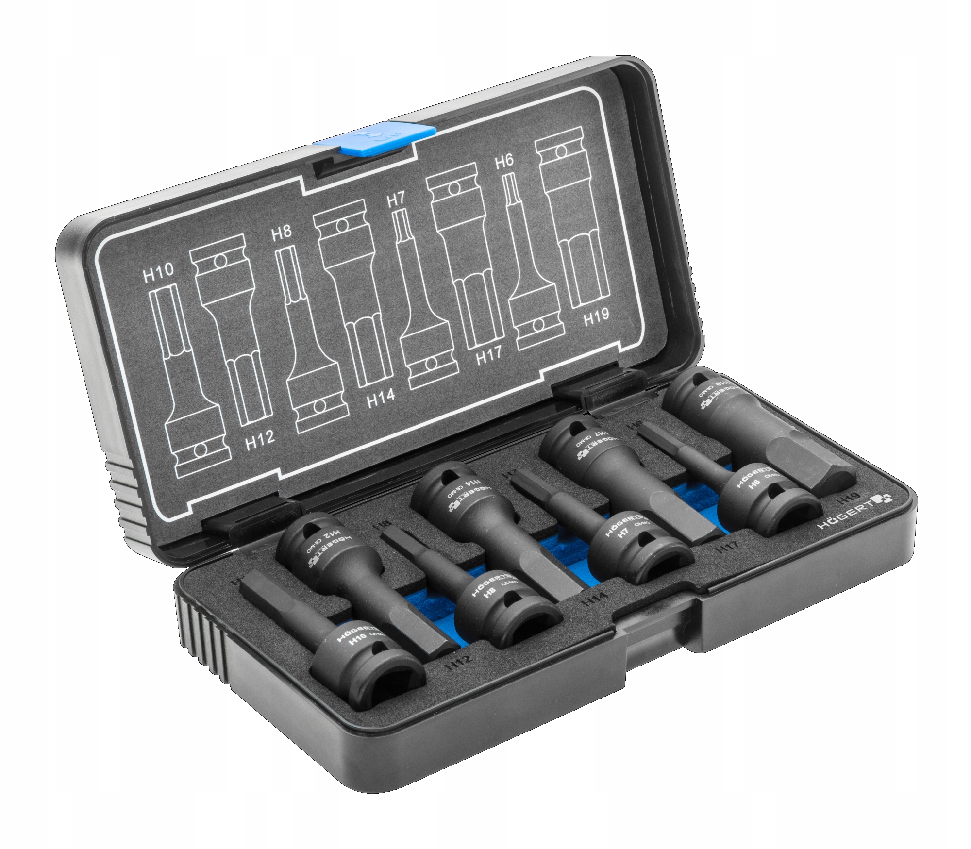Zestaw kluczy Hoegert Technik HT6R004 8 elementów