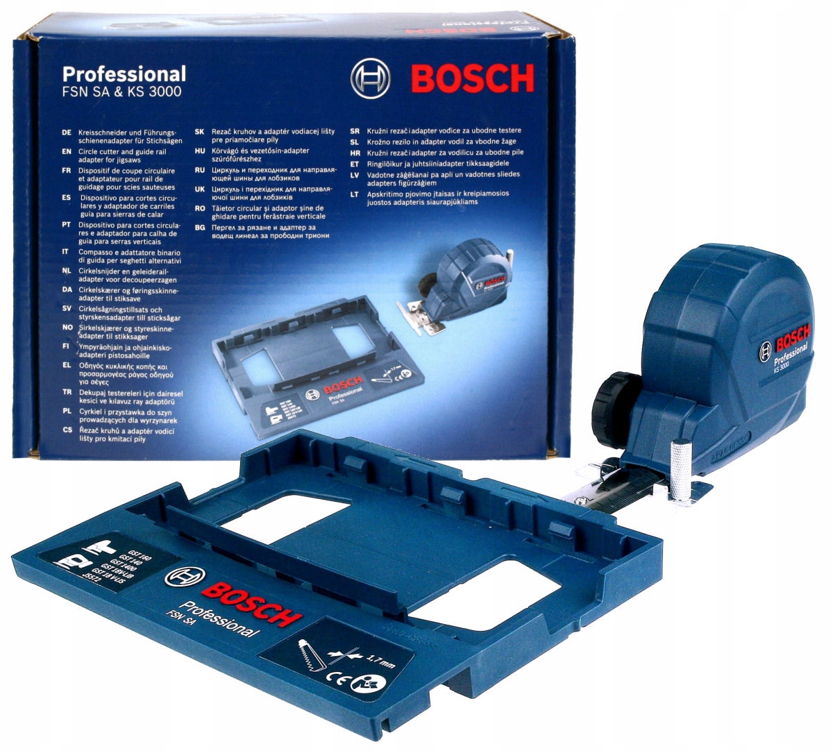 ЦИРКУЛЬ KS 3000 + FSN SA ДЛЯ ЛОБЗИКОВ GST BOSCH