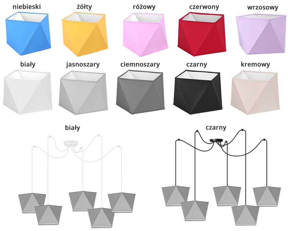 LAMPA SUFITOWA WISZĄCA ŻYRANDOL DIAMENT PAJĄK LED Marka Light Home