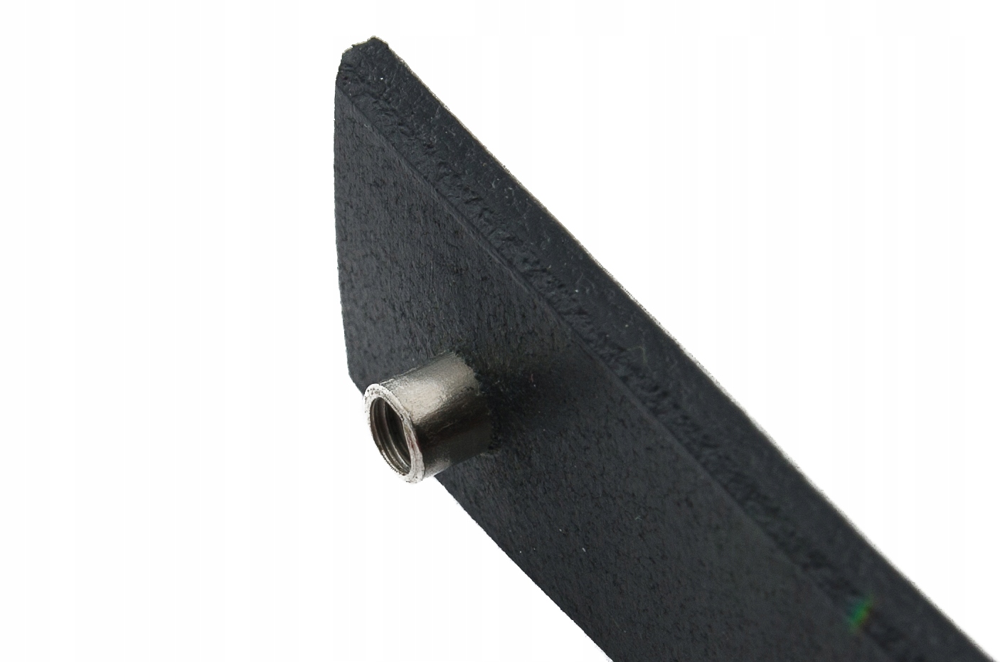 Skórzany uchwyt meblowy COLORISO WHITE 96mm Długość 13.5 cm