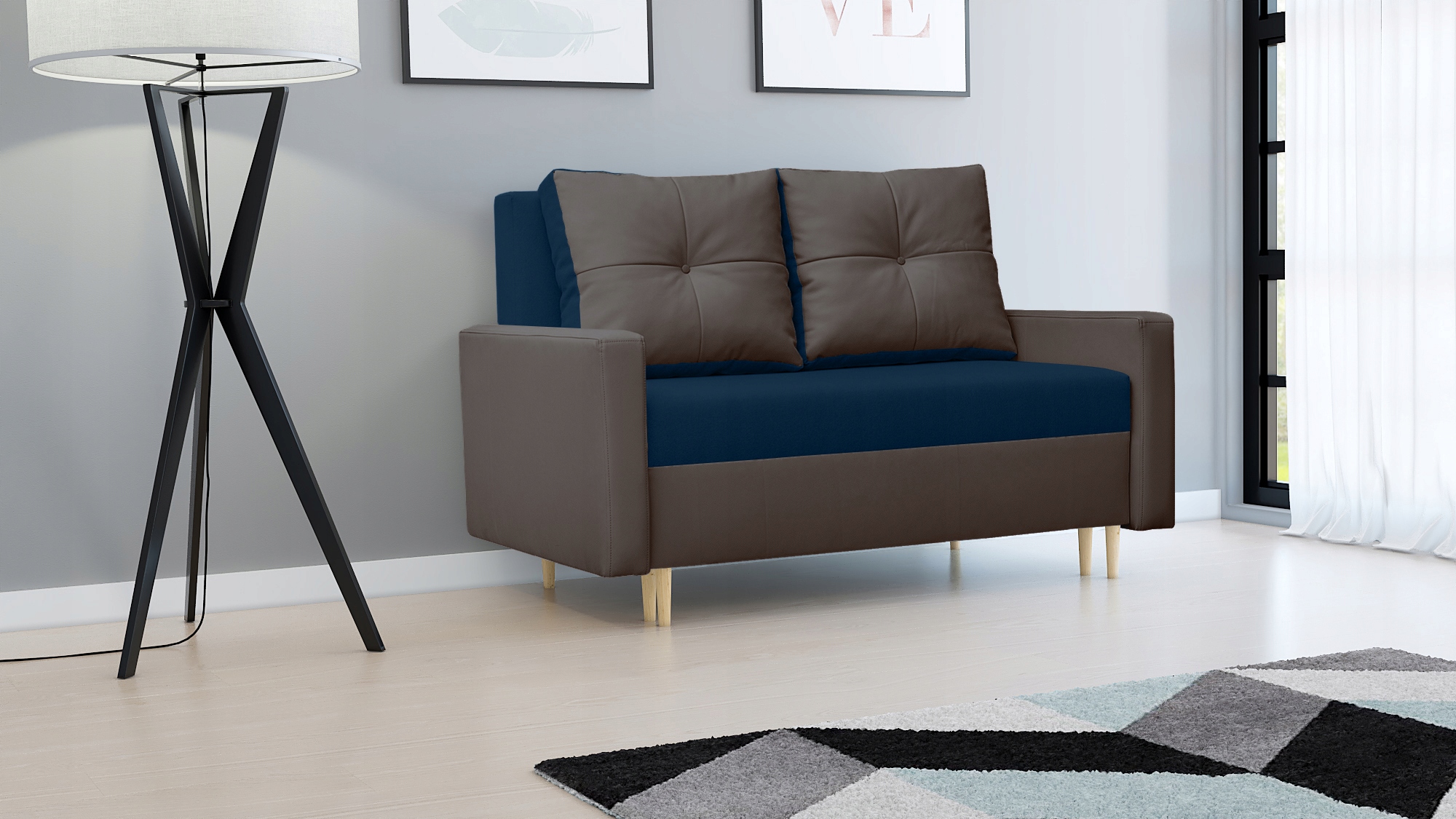 TAPCZAN WERSALKA KANAPA ROZKŁADANA + POJEMNIK Kolekcja TOKIO