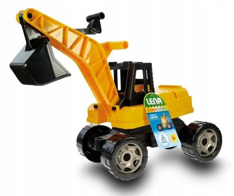 KOPARKA LENA MEGA DUŻA RUCHOMA ŁYŻKA JEŹDZIK 100KG Marka Lena