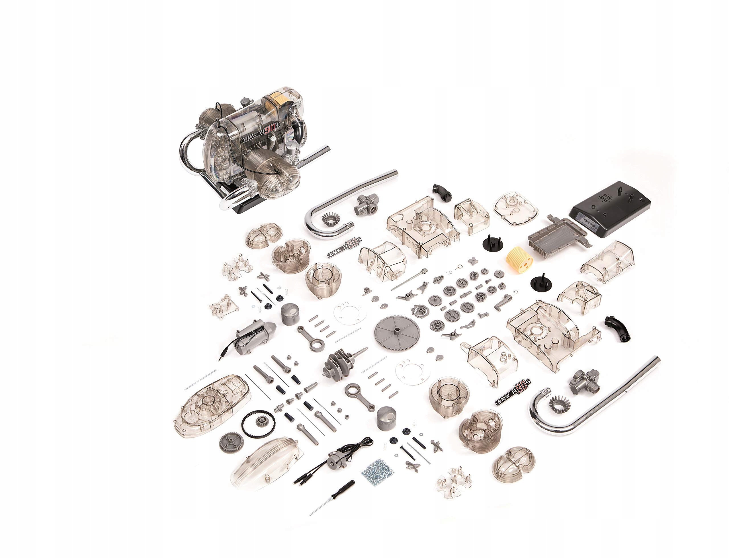 Model silnika BMW R90 S Boxer do składania Wiek dziecka 14 lat +