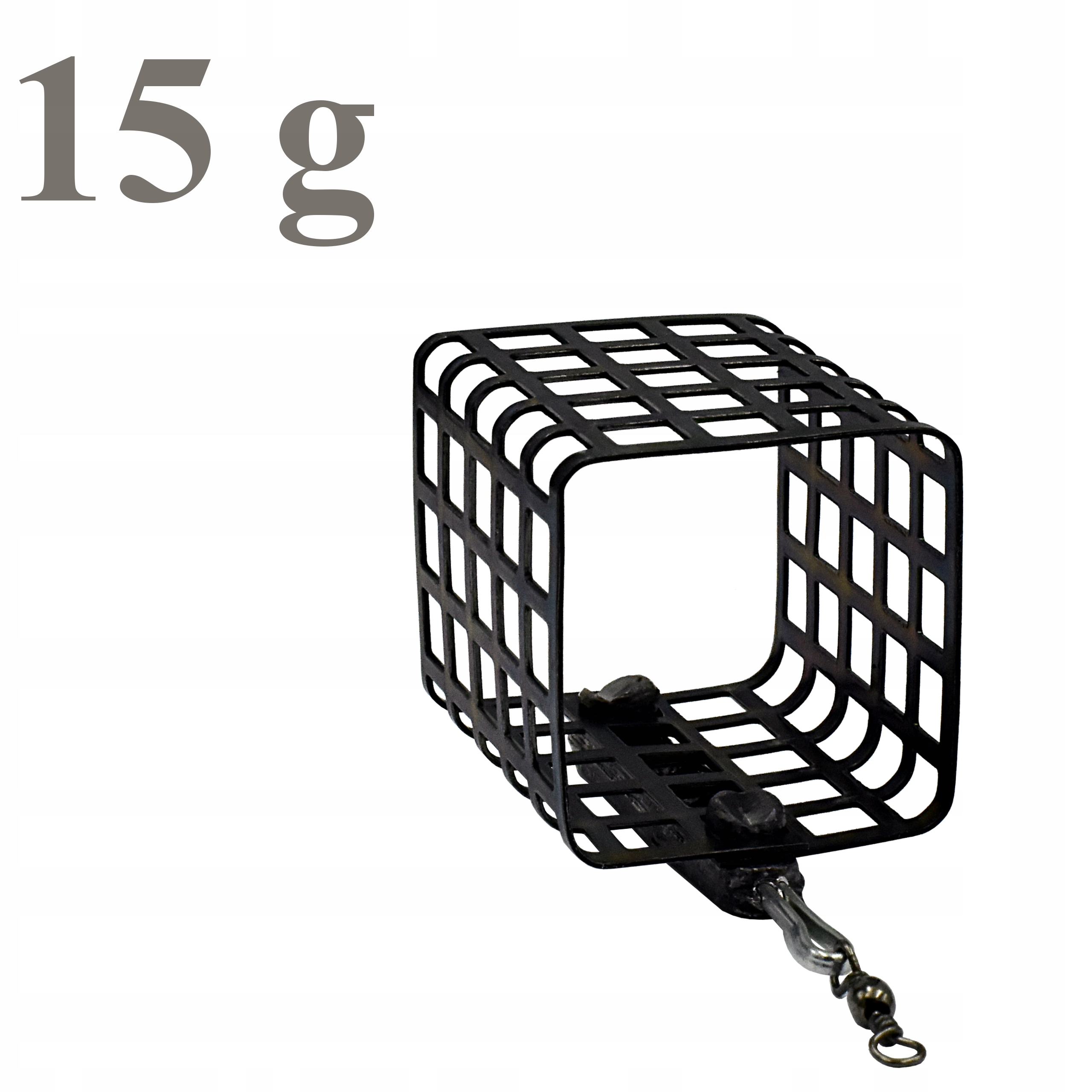 KOSZYCZEK KOSZYK ZANĘTOWY kwadratowy bez dna 15 g Marka inna