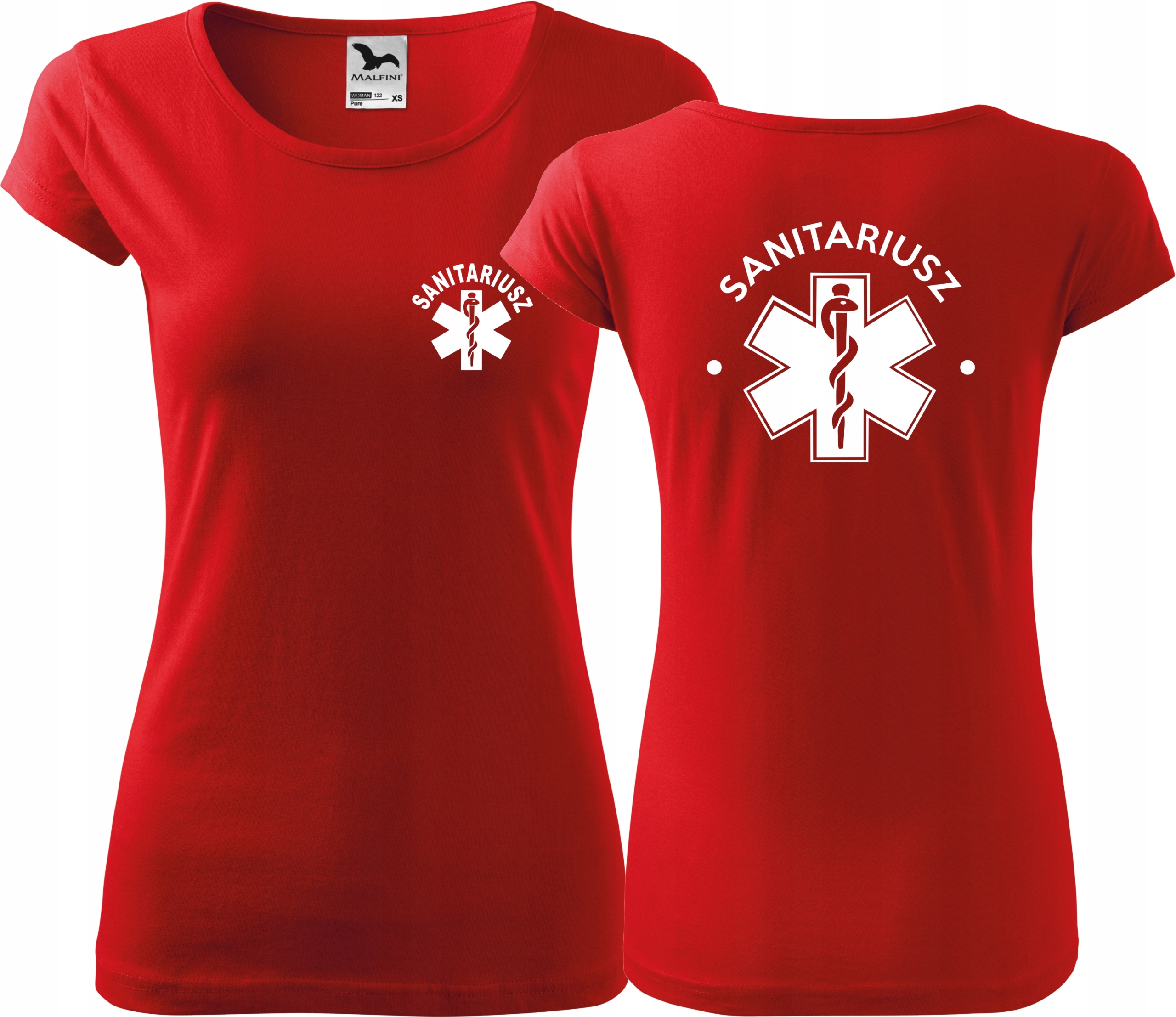 

Damska koszulka Pure t-shirt nadruk Sanitariusz S
