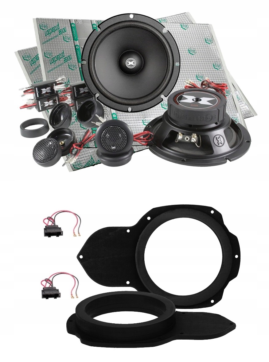 Podložky reproduktory do auta 165 mm Excursion SX-6C Vw CC Passat B6 CC