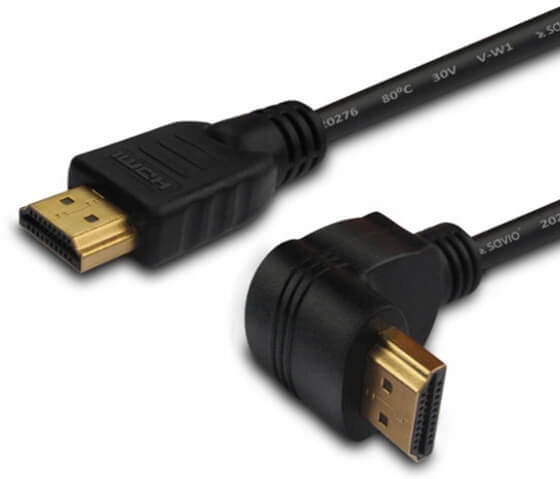 Kabel HDMI Łamany Kątowy 3m Przewód Pod Kątem 90°