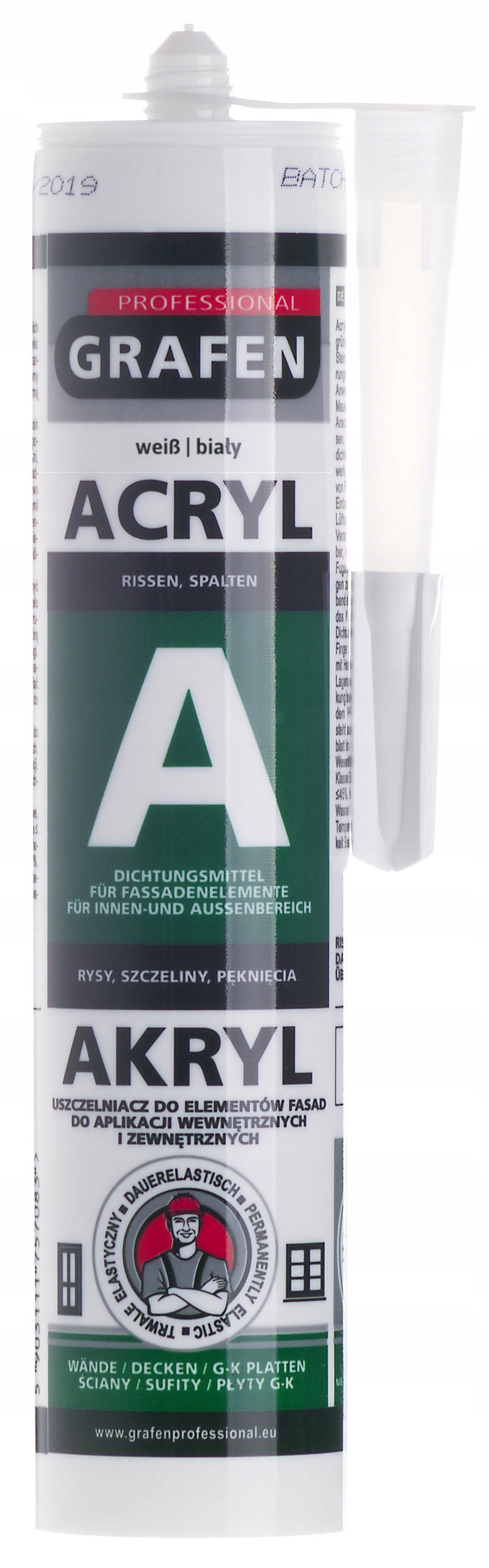 

Akryl Uszczelniacz Akrylowy Biały Grafen 300ML.