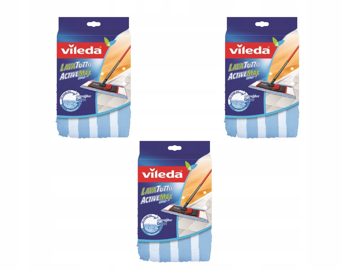 

Vileda Wkład do Mopa płaskiego Active Max 3 szt.