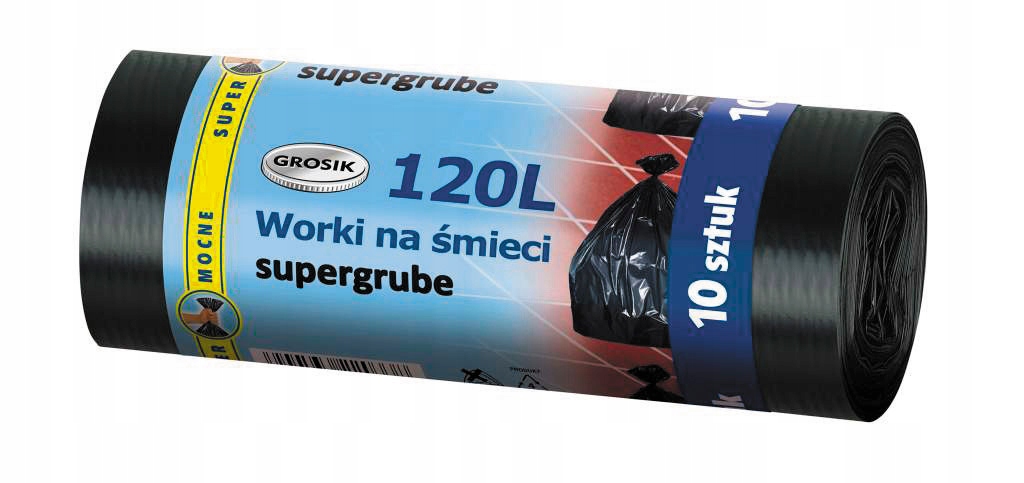 

Worki Na Śmieci Super Mocne I Grube 120 L-opk.10sz