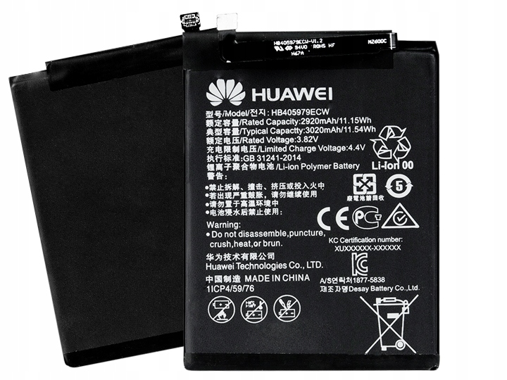 

Oryginalna Bateria Huawei HB405979ECW P9 Mini