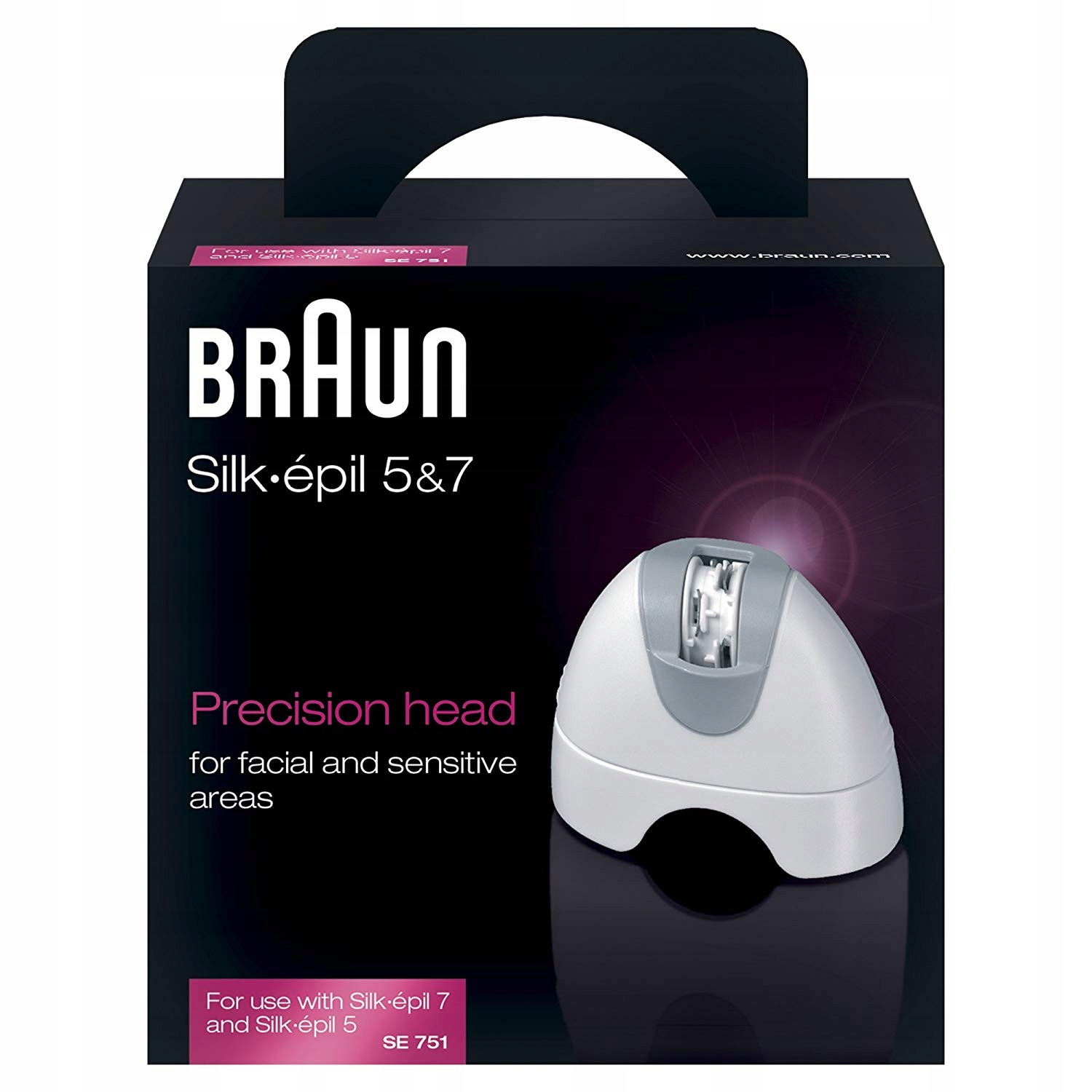 

Braun silk epil 5&7 nakładka głowica Se 751